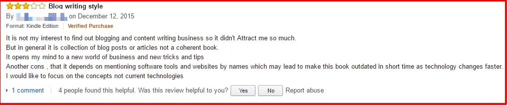 Amazon Comments