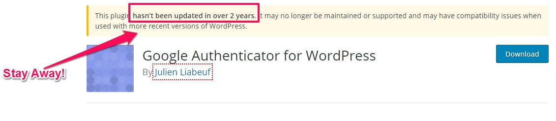 WP Plugins NOT Updated (2)