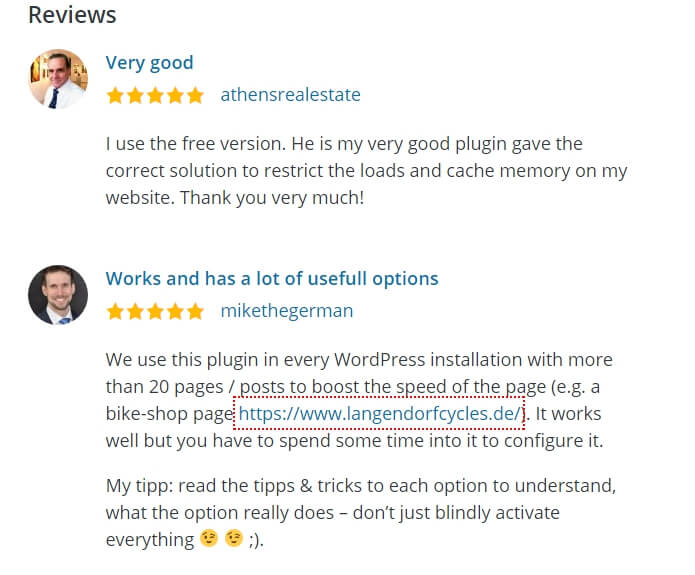 WP Reviews