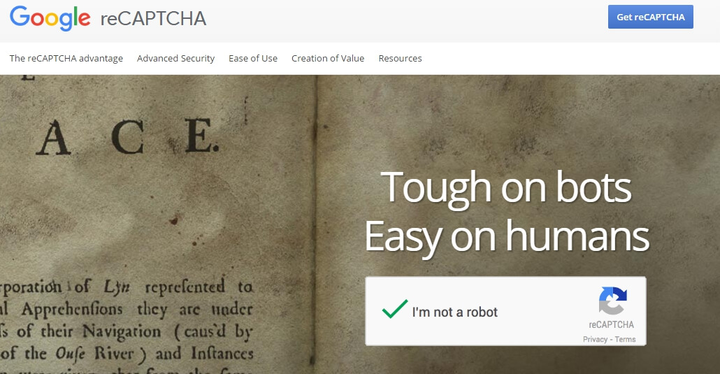 google recaptcha